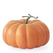 10 Inch Orange & Yellow Speckled Pumpkin