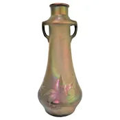 Art Nouveau Iridescent Ceramic Vase in the Style of Clement Massier - LU913633048392 — ARTISAN LAMP