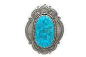 Birdseye Kingman Turquoise Pendant | Arnold Blackgoat
