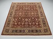 Burgundy Kashan Floral