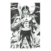 11x17 Ink Drawing of The Prophet by Jay Taylor - Fantasy Art — On the Square Comics & Studio