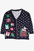 All The Presents Ceny Ugly Christmas Cardigan Sweater (2000s)