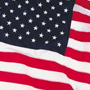 10 x 15 ft. SunMasterAmerican Flag. Embroidered Stars Sewn Stripes. Roped Heading and Thimble
