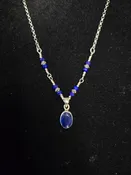 Faceted Blue Kyanite Necklace