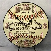 1909 Vintage Look Baseball League Wall Clock