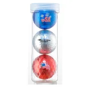 Chromax® USA 3 Ball Tube - (Blue, Silver & Red)
