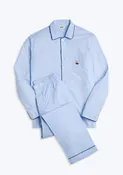 Collector's Edition Henry Pajama Set in Hand-Embroidered Push Mower