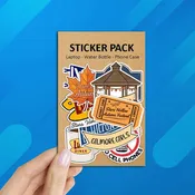 10-Pack Gilmore Girls Fall Festival Autumn Mini Sticker Pack