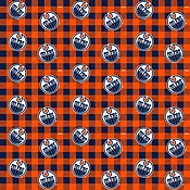 EDMONTON OILERS-Buffalo Plaid-100% Cotton - 1207OIL