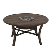 54" Round Banchetto Dining Height Fire Table