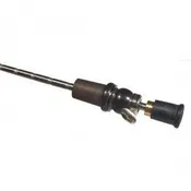 #A1257 – Endpin Ebony plug, chrome collar