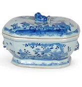 BLUE AND WHITE TUREEN