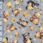 Buzz, Buzz, Buzz - Bears & Honey Gray
