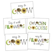 5 Garden Cards Package