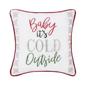 10in. x 10in. Baby It's Cold Outside Mini Pillow
