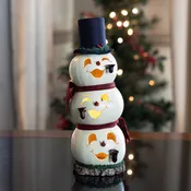 Blake - Medium Tall Lit Snowman