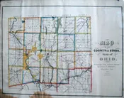 1837 Map of the County of Stark, State of Ohio