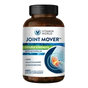 Double Strength Joint Mover with Glucosamine, Chondroitin, MSM & Boswellia, Joint & Mobility Support, 480 Coated Caplets