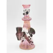 6" Pink and Green Fumed Worked Hybrid Rig