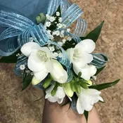 Freesia corsage