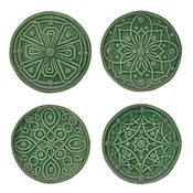 Juliska Jardins Du Monde Side/Cocktail Plate Assorted Set/4