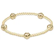 Admire Small Gold 2.5mm Bead Bracelet - Gold