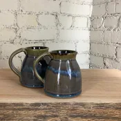 Breakfast Blue and Black Mug