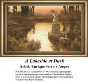 A Lakeside at Dusk, RE-1709