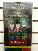 Welcome Nutcrackers House Flag