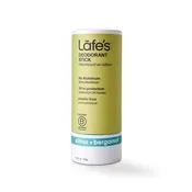 Aluminum Free Stick Deodorant in PAPER BARREL<br>for Men & Women (Citrus & Bergamot) 2.25 oz</br>