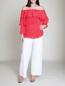 All Daisy Ruffle Top