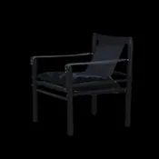 BLACK LEATHER CHAIR