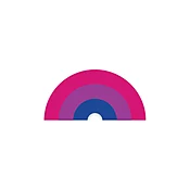 Bisexual Pride Rainbow Sticker