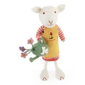 X-large White Girly Sheep with Watering Can