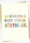 VERY SPECIAL BIRTHDAY CARD
