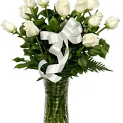 Classic Dozen of White Roses