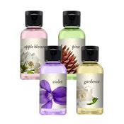 Apple Blossom, Pine, Violet, Gardenia