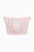 Aja Quilted Cotton Tote Bag