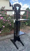 Antique “Shop of the Crafter” Stand with cutouts