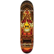 Flameboy Stained Glass Skateboard Deck 8.3"