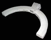 Antique Carved 3 Piece Limestone Archway
