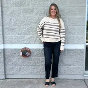 Cirrus Stripe Sweater