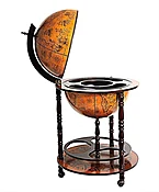 Davy Jones Classic Nautical Globe Bar | 17¾”