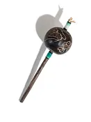 2nds/Discounted Peruvian Amazon Gourd Rattle - Four Directions