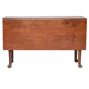19th C. English Mahogany Drop Leaf Table