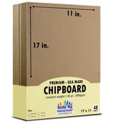 40 point Chipboard 11 x 17 – 48 Sheets