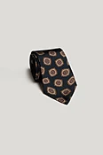 Charest Indigo Geo Print Tie