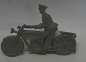 Cast Vintage Motorcycle 2-3/4" x 1-3/4"