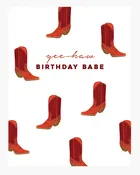 Cowgirl Birthday Greeting Card