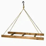Horizontal Hanging Wood Ladder
